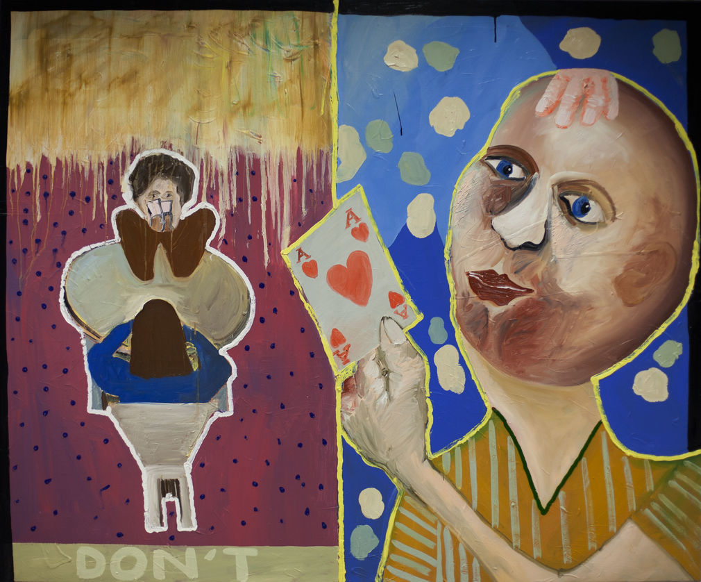 Don t 2015 oel auf baumwolle 150 x 170 cm