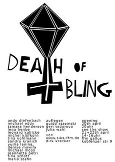 Death of bling webflyer