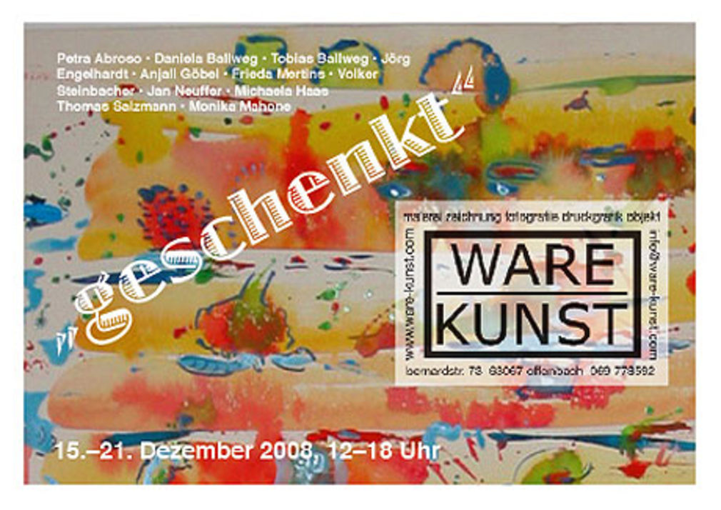 Warekunstgeschenkt