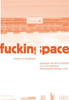 Fucking space plakat