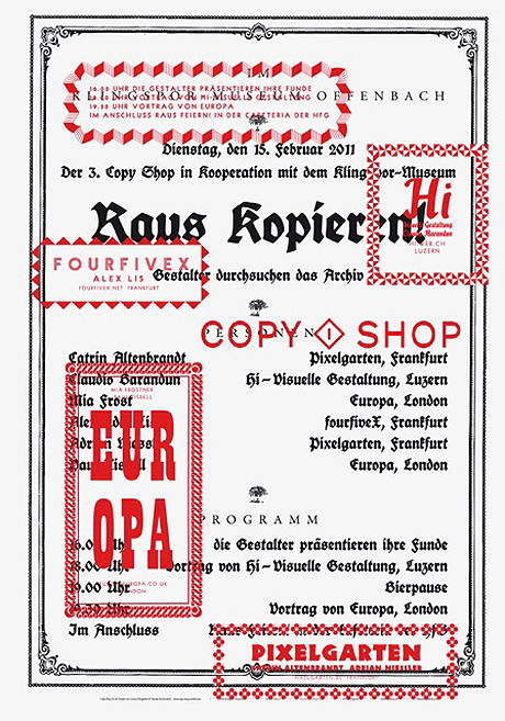 Raus kopieren copy shop klingspor