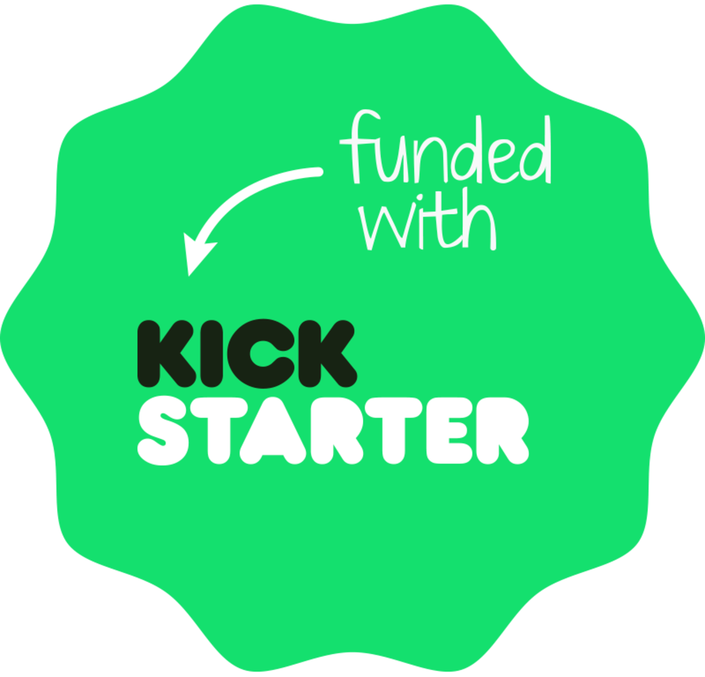 Kickstarter badge funded