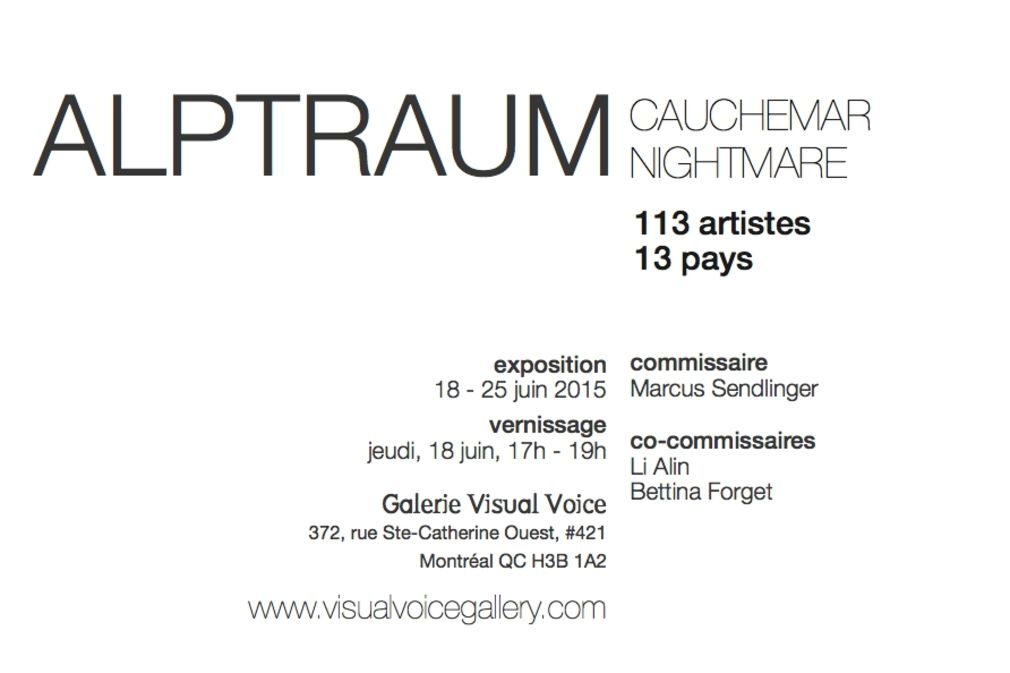 Alptraum montreal invite back