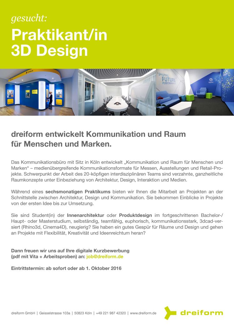 2016 04 22 stellenanzeige praktikantin 3d design