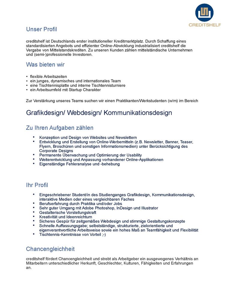Stellenausschreibung praktikantwerkstudent design20161117eat