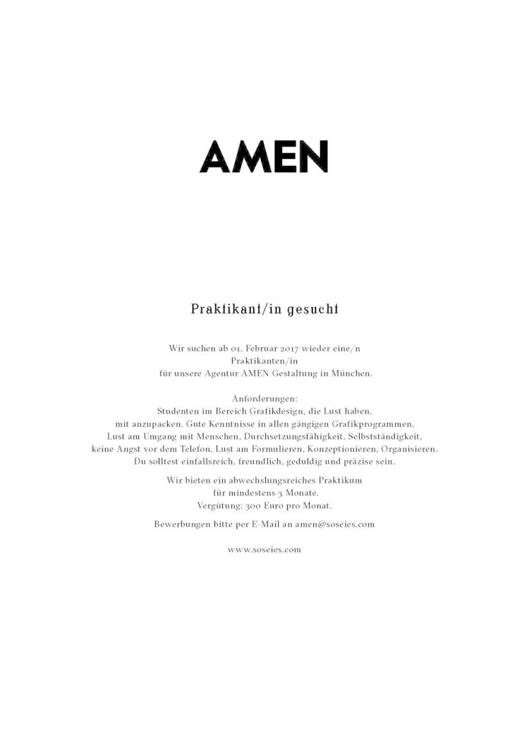 Ausschreibung praktikum 2017 amen