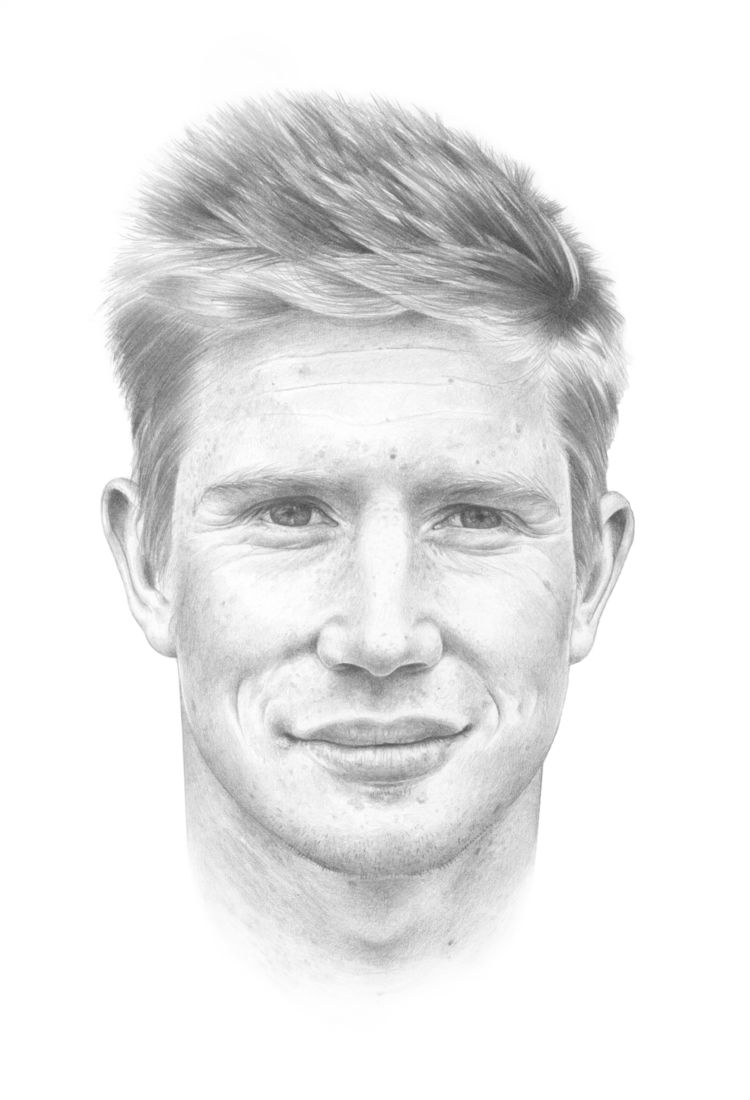 Kevin De Bruyne Colouring Pages