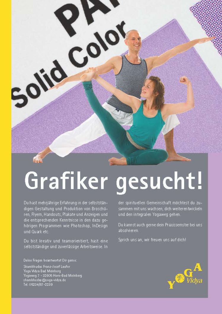 Grafiker gesucht