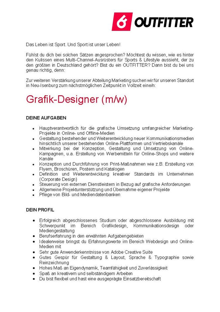Stellenbeschreibung grafikdesigner hfg seite 1