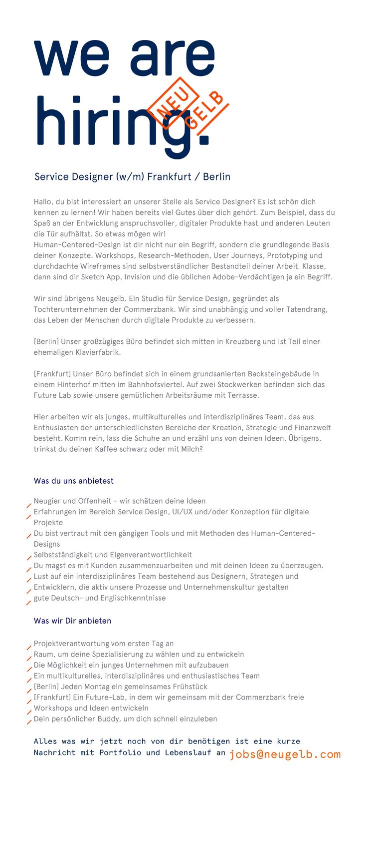 Service designer