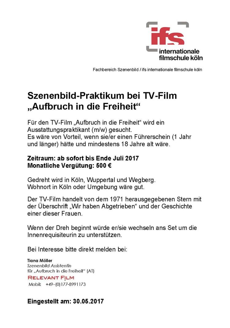Aufbruch in die freiheit
