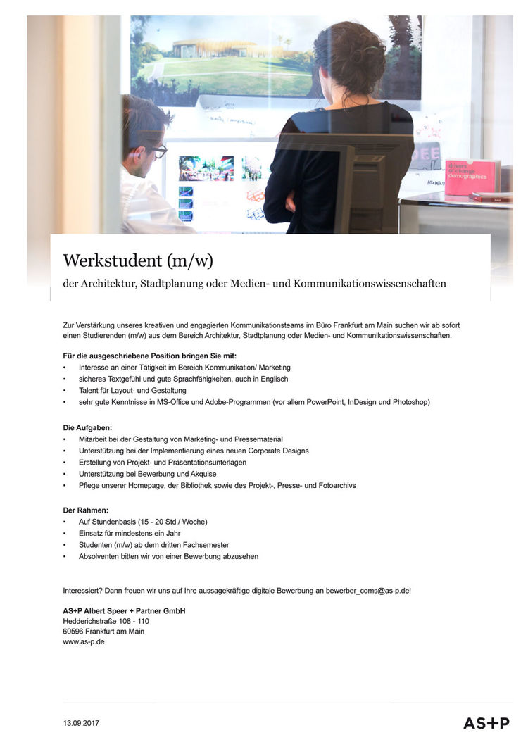 170913 stellenausschreibung student coms