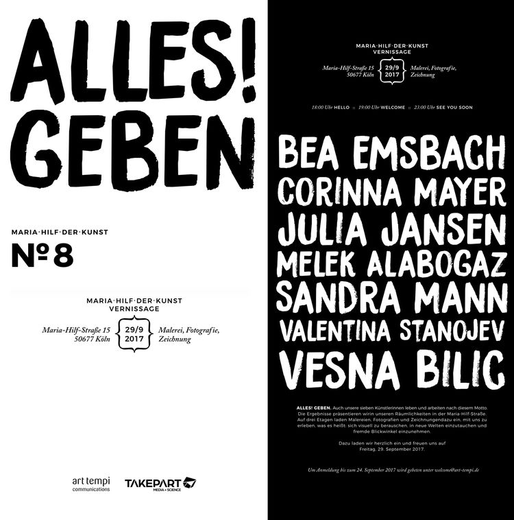 Einladungges allesgeben