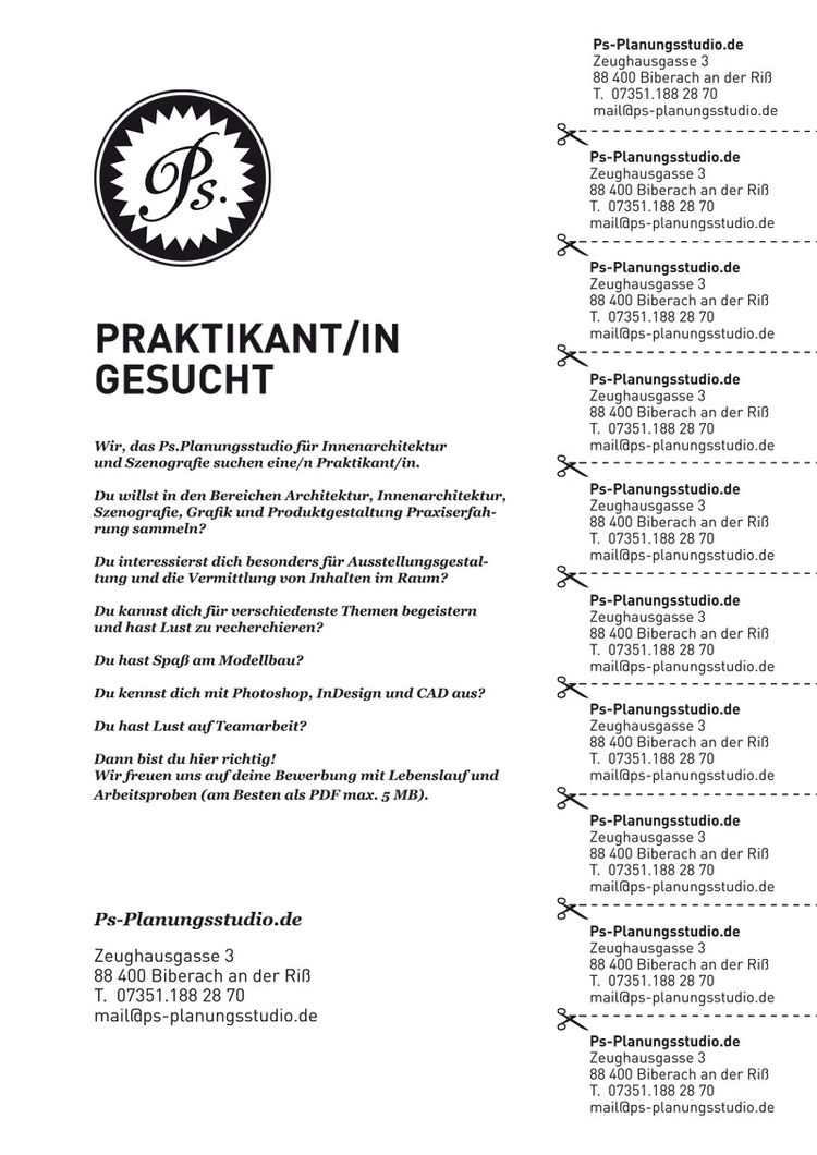 Ps bewerbung