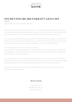 Bk stellenanzeige studentische hilfskraft