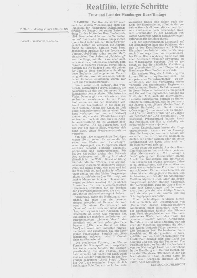 Kuhlbrodt fr 1993 kritik bunkerlow