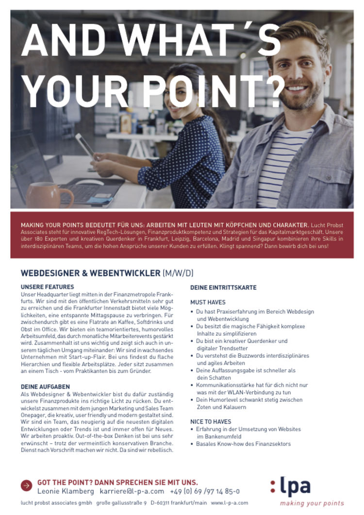 Websdesigner kommunikationsdesigner