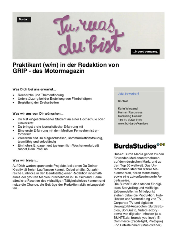 Praktikant grip