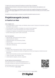 Projektmanagerin print version