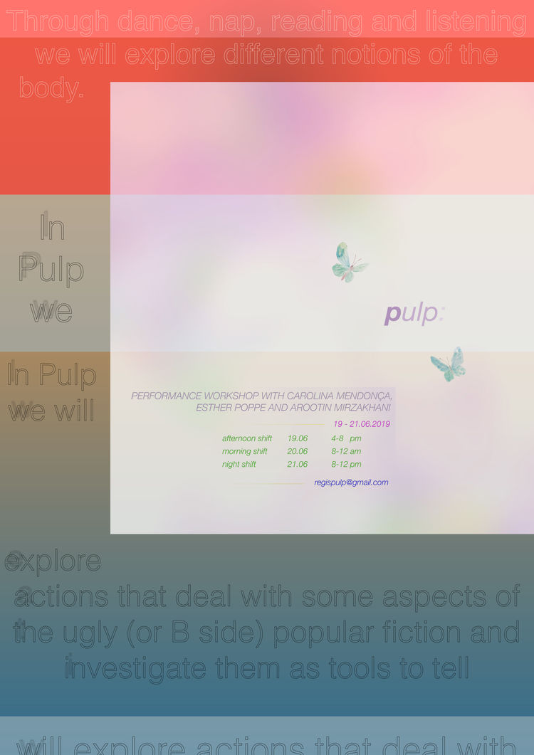 Pulp workshop 19 20 21 june