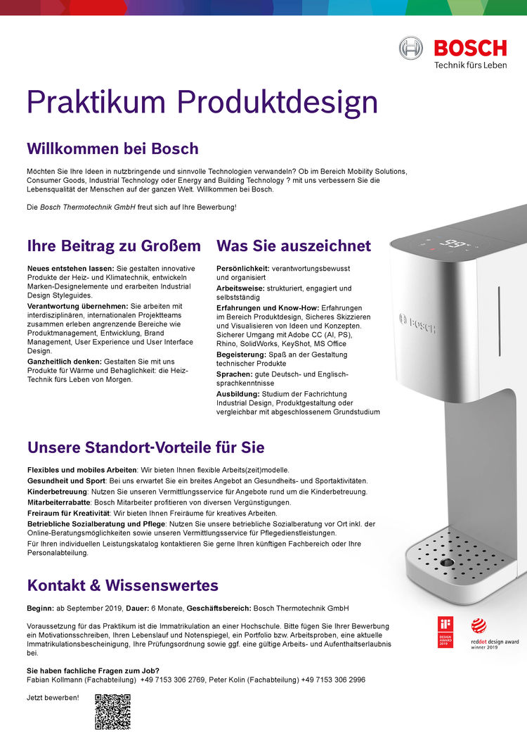 Prakti anzeigen bosch thermotechnik 2019 20 seite 1