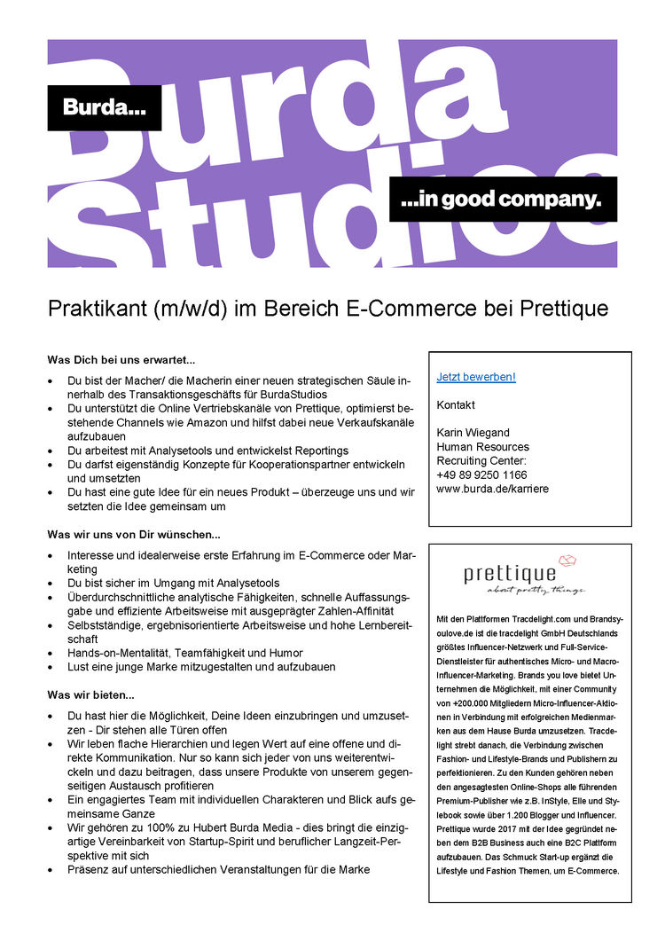 Praktikant prettique