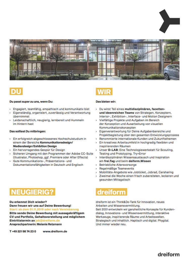 2019 10 11 dreiform stellenanzeige visual kl 2