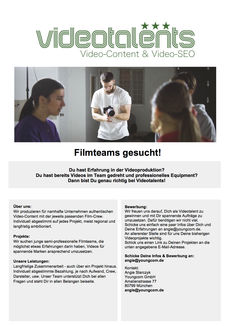 Flyer  videotalents