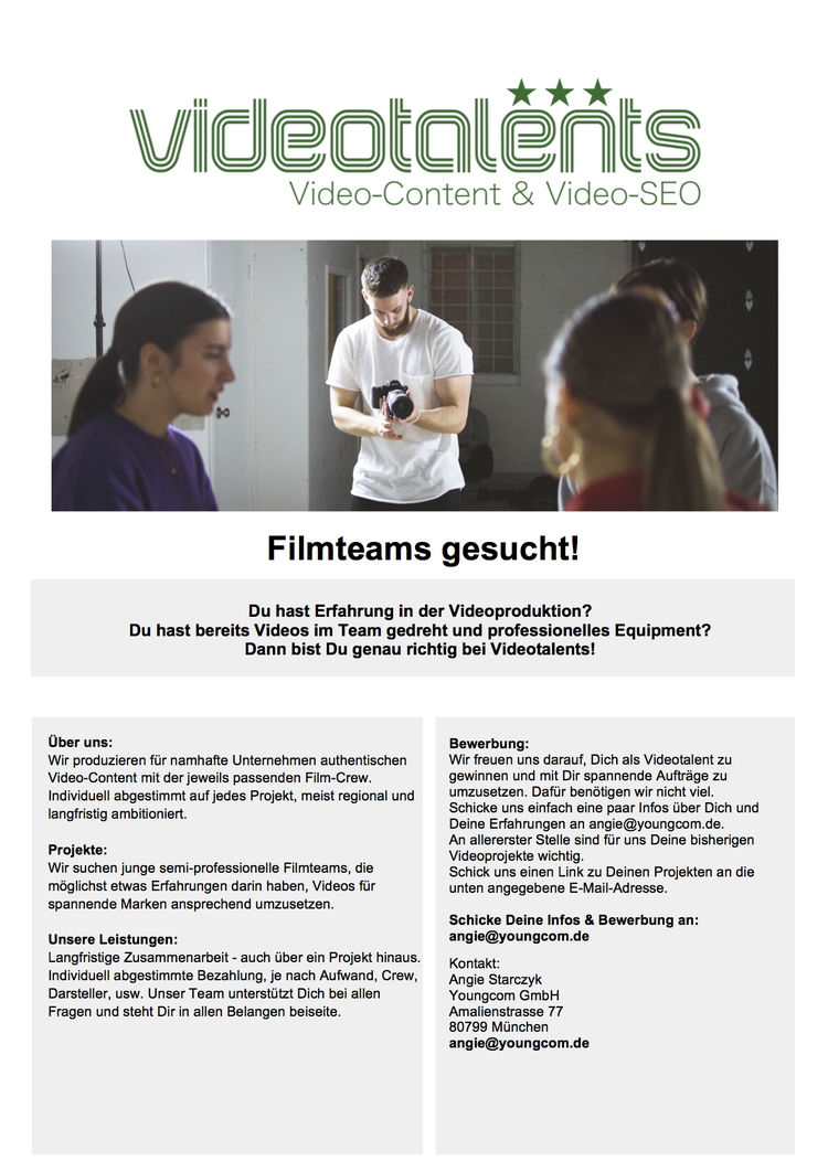 Flyer videotalents