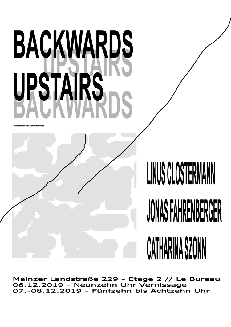 Backwards upstairs