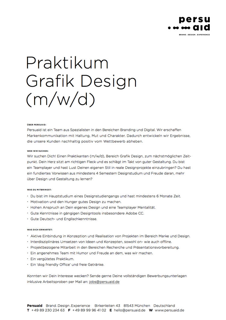 191128 per stellenausschreibung praktikum