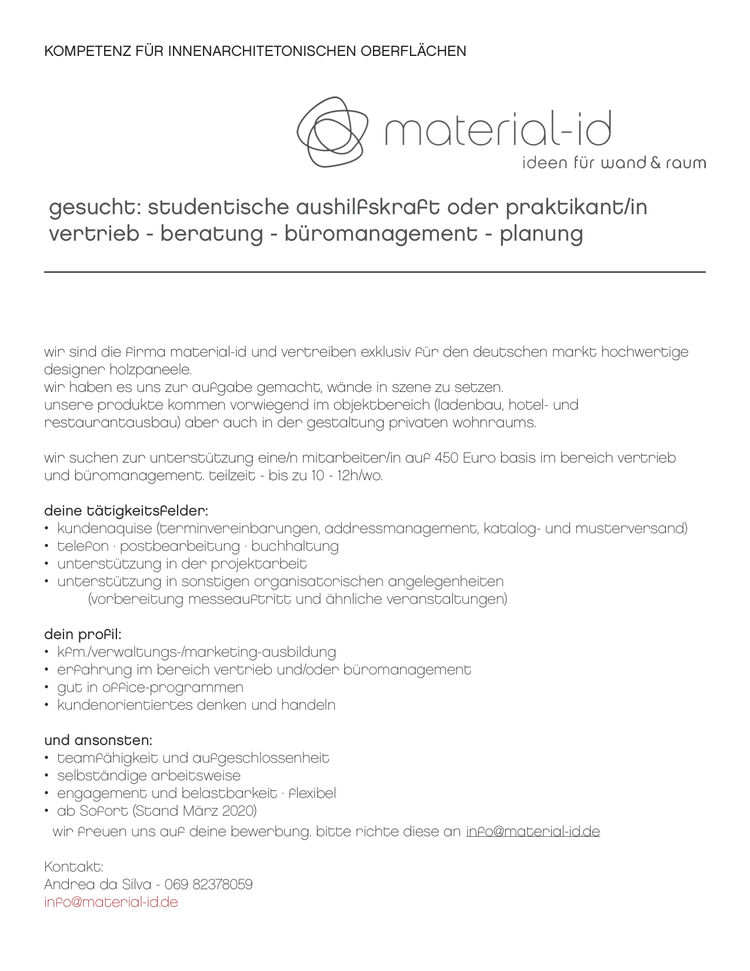 2020 anzeige mitarbeiterin