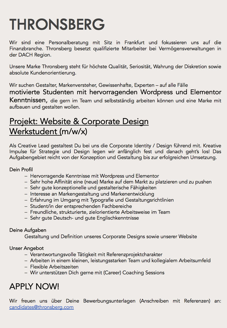 Gj2020 stellenausschreibung hfg