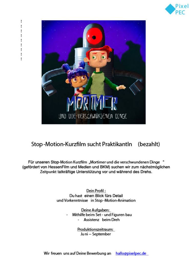 Praktikantengesuch
