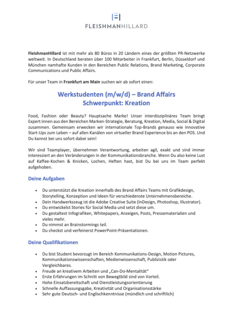 20210217 fh ausschreibung werkstudent ba kreation