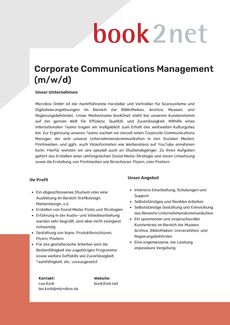 Corporate communications manager