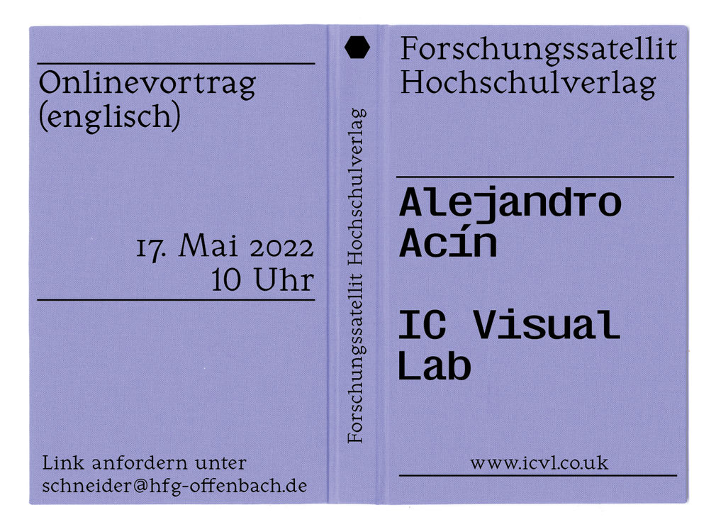 Hochschulverlag poster 17 05
