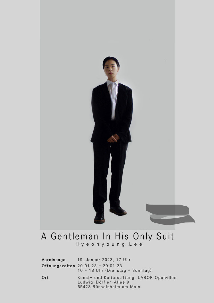Plakat hyeonyoung lee a gentleman in his only suit labor