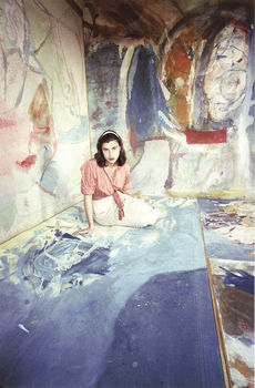 Helen frankenthaler new york studio 1957 photograph by gordon parks