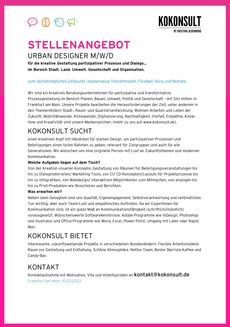 2023 kokonsult stellenangebot design fuer partizipation