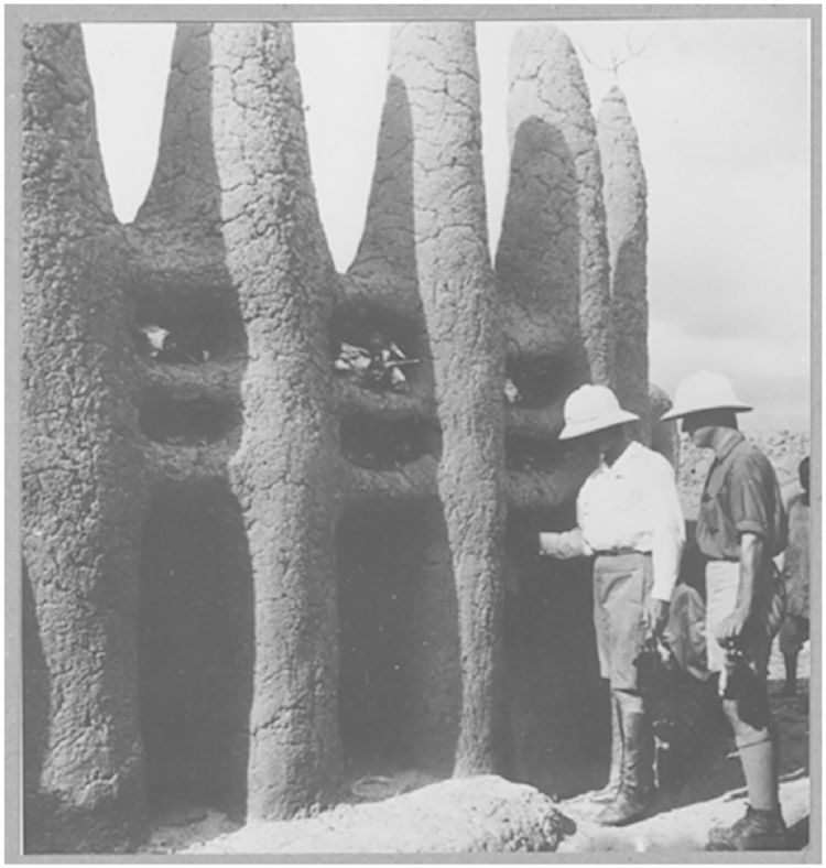 Kono schrein  kemeni  ehem  franzoesischer sudan  mission dakar djibouti  1931  rechts michel leiris