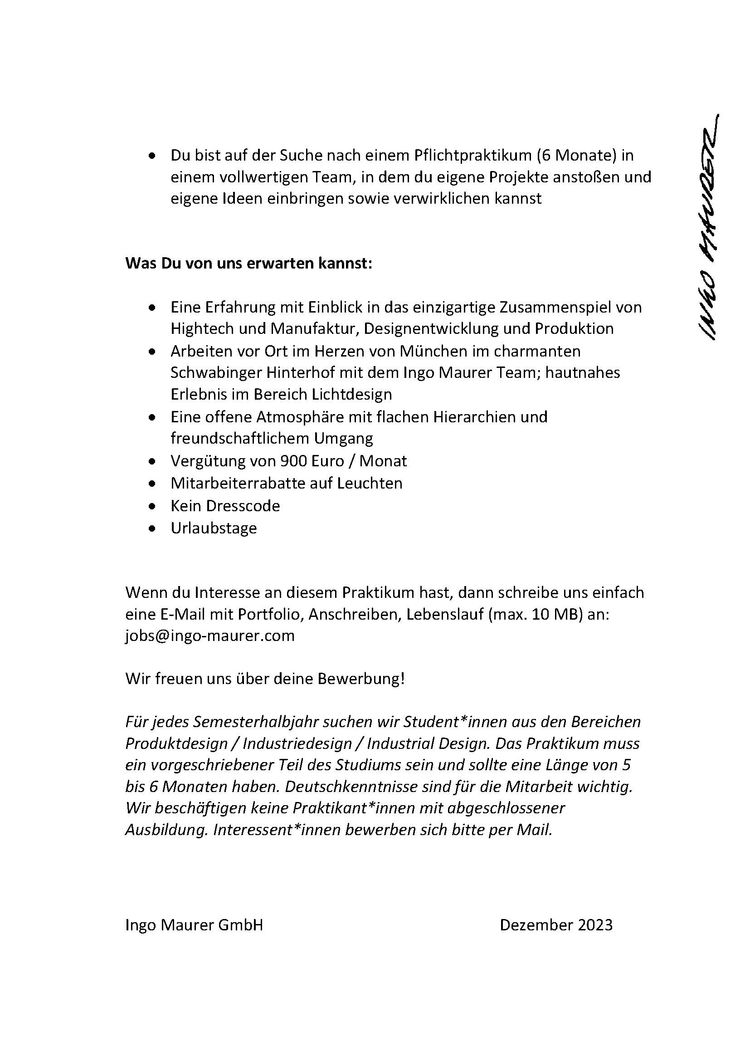 Praktikum design ingo maurer stellenbeschreibung seite 2