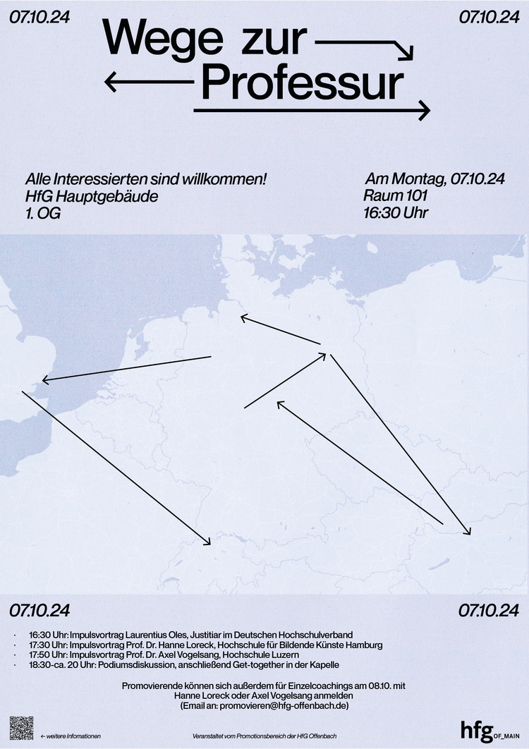 Wege zur professur poster poster felixlennig
