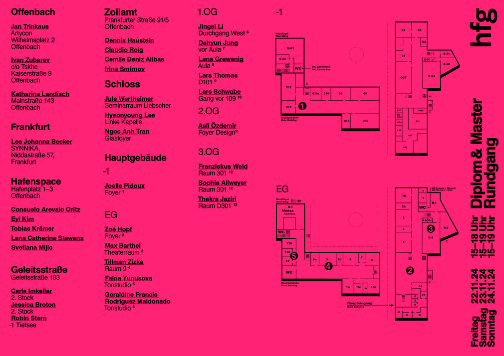 Raumplan diplom103 master rundgang