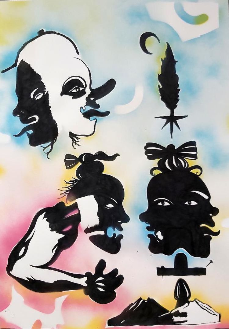 Playingnecks zeichentusche spruehlack 70x100 2025