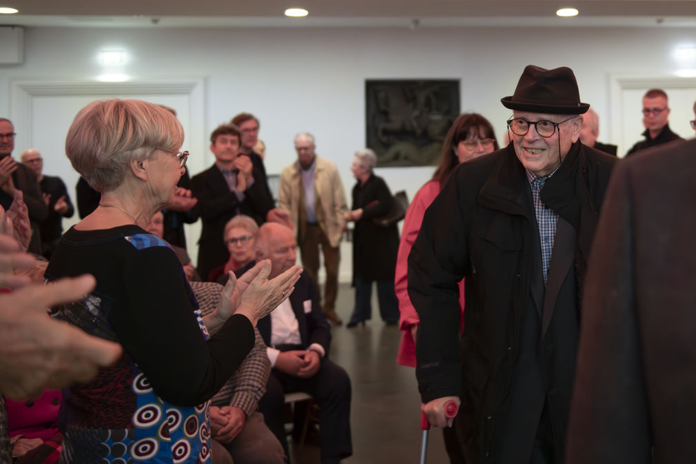 Freunde der hfg preisverleihung freundespreis thomas bayrle daniela kaiser 53 kopie