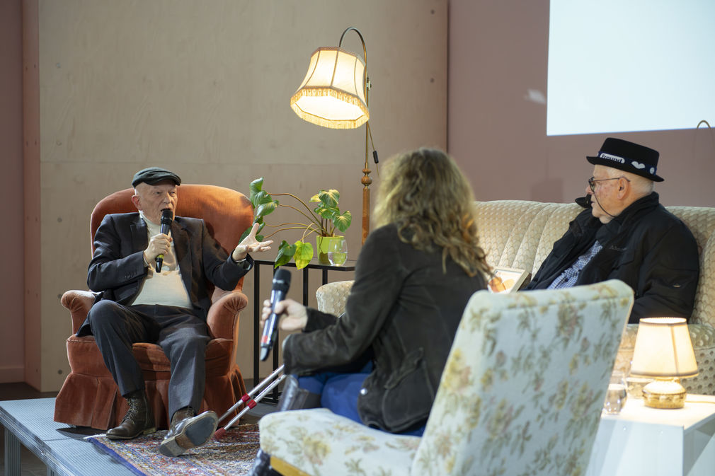 Freunde der hfg preisverleihung freundespreis thomas bayrle daniela kaiser 96 kopie