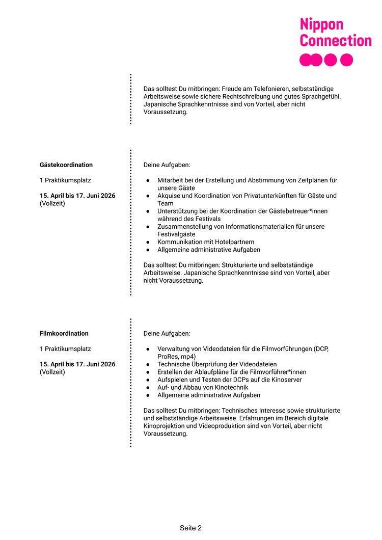 Nc26 praktikumsausschreibungen 26  nippon connection filmfestival seite 2
