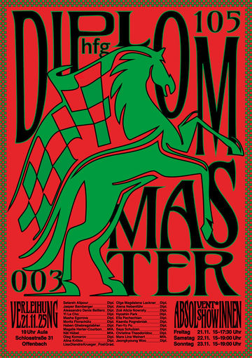 Diplom poster 105 namen klein