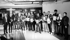 Gruppenfoto industrial designed design award sw design institute of technology prof frank zebner 